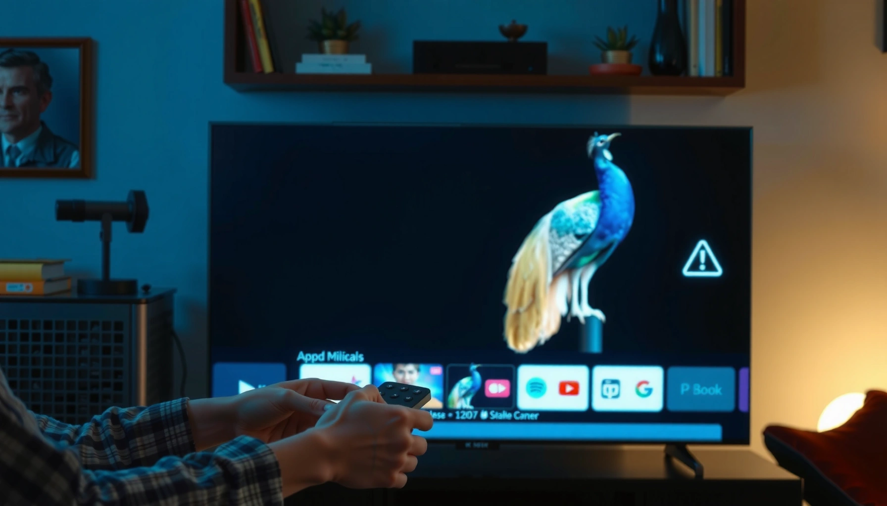 Troubleshooting Peacock installation problems on a Smart TV.