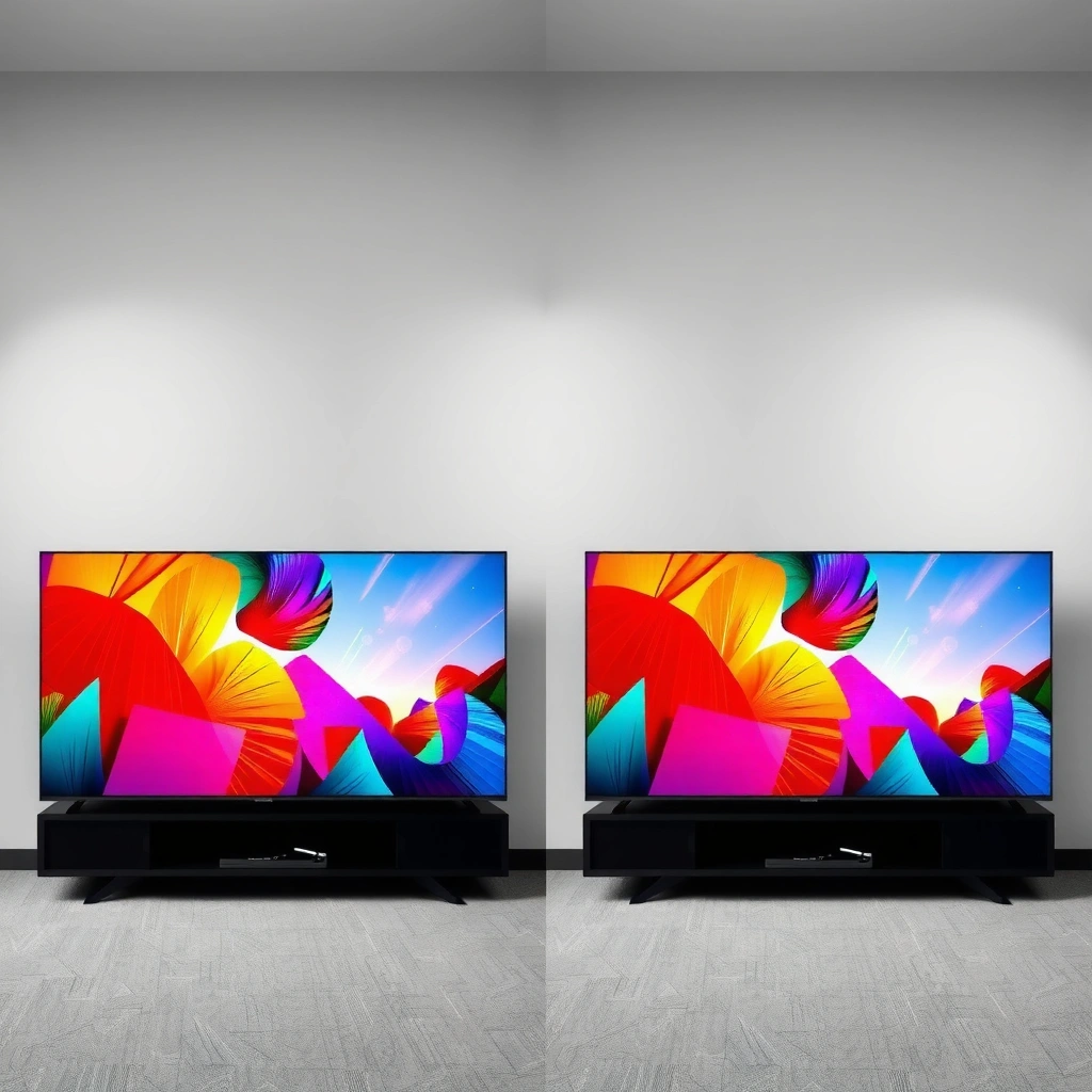 Brightness, contrast, and local dimming comparison of LG QNED92A and Hisense U75QG TVs