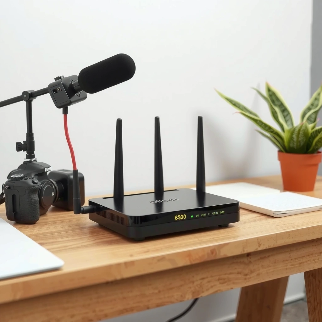 Diagram showing optimal router placement for effective Wi-Fi while hiding the modem.