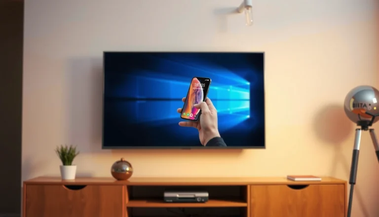 Step-by-step guide on how to project an iPhone screen to a TV for easy viewing.