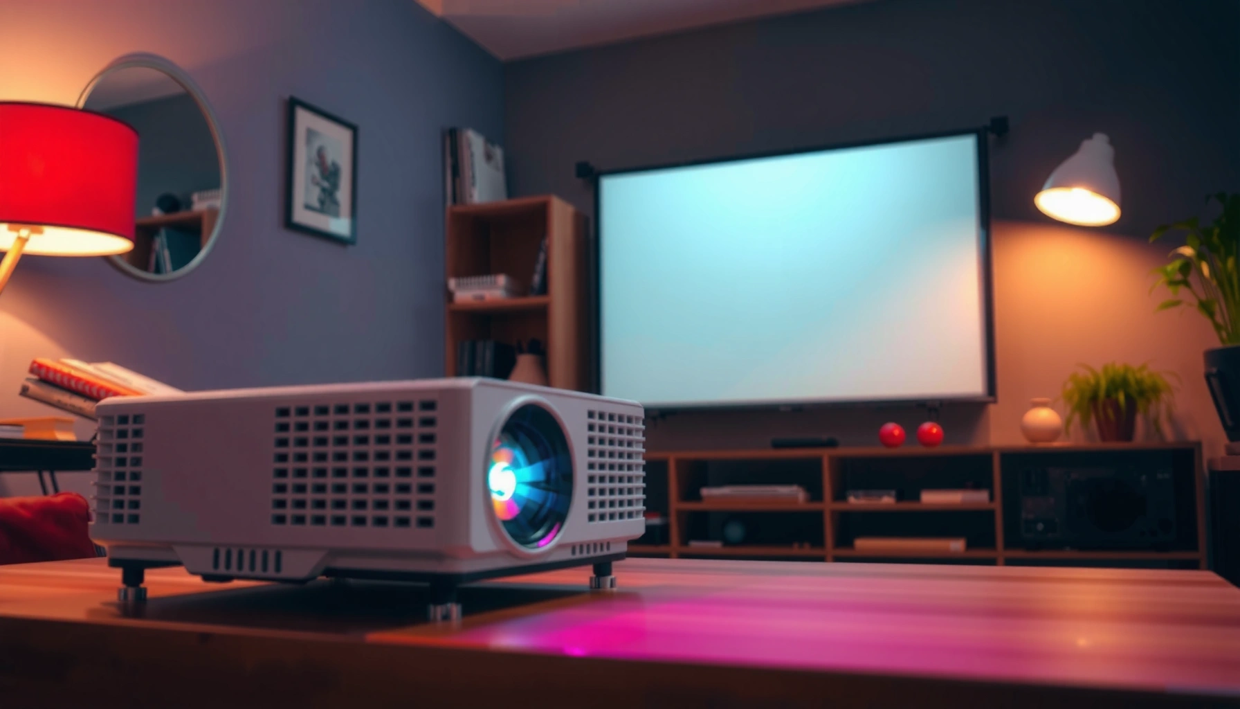 Infographic illustrating how much energy a projector uses during operation.
