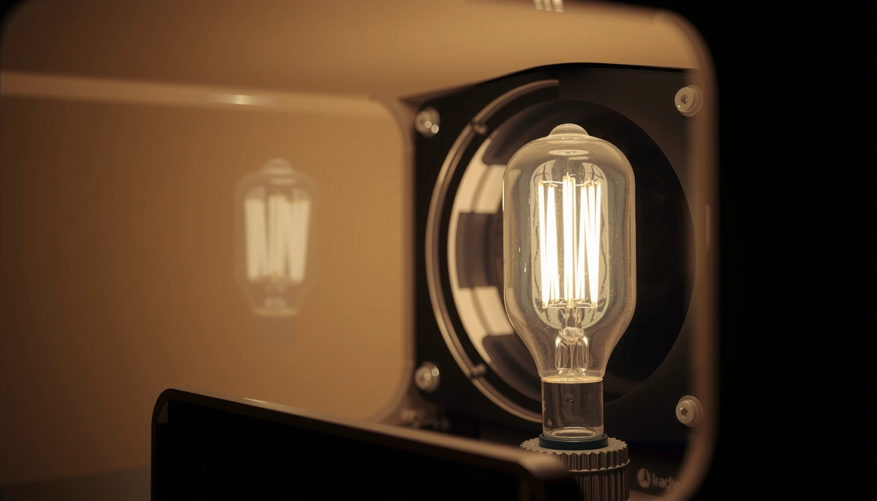 Illustration showing the lifespan of a projector lamp and factors affecting its hours of use