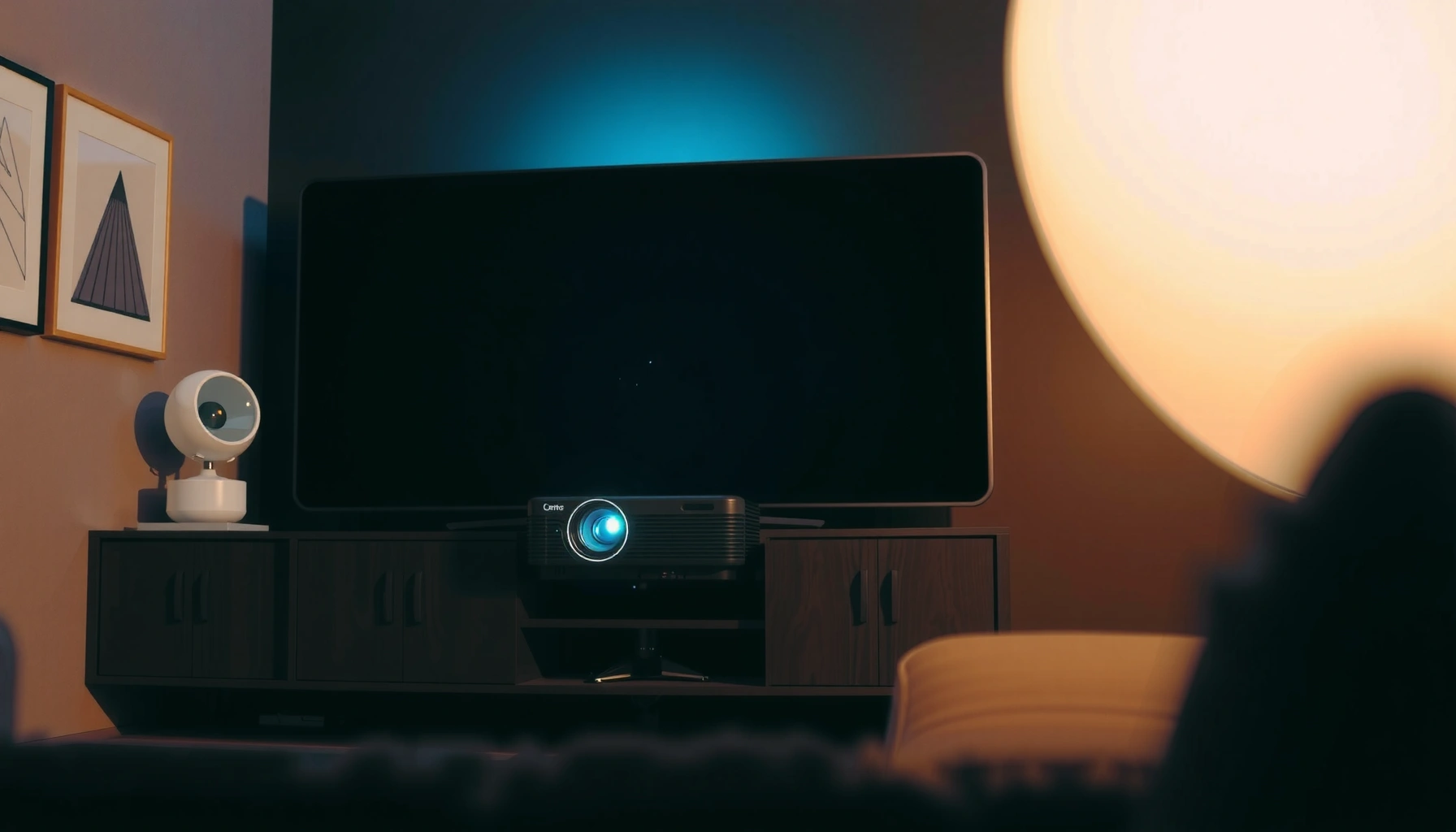 An infographic illustrating the typical lifespan of a projector and factors that can shorten it.