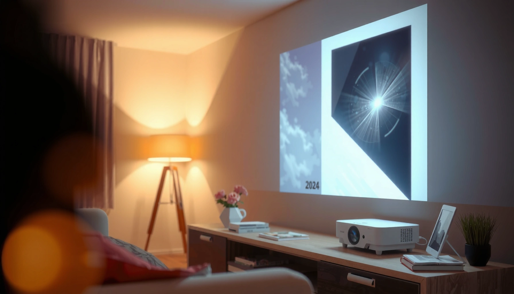 Guide on how many lumens are needed for a projector in a lighted room