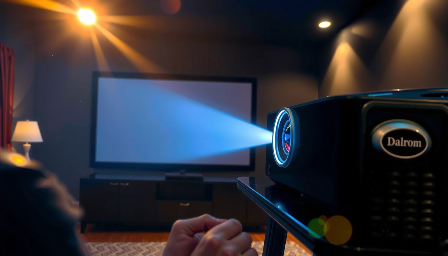 A visual guide on how many lumens are needed for a good projector performance.