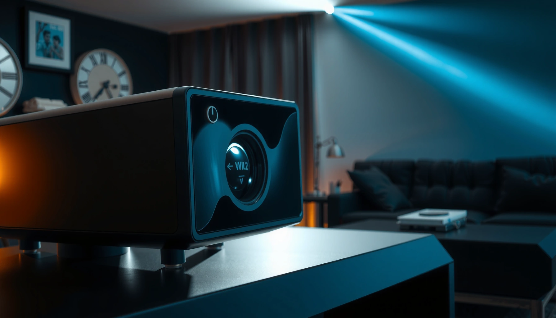 Visual guide for determining how many watts a projector needs based on usage and environment.