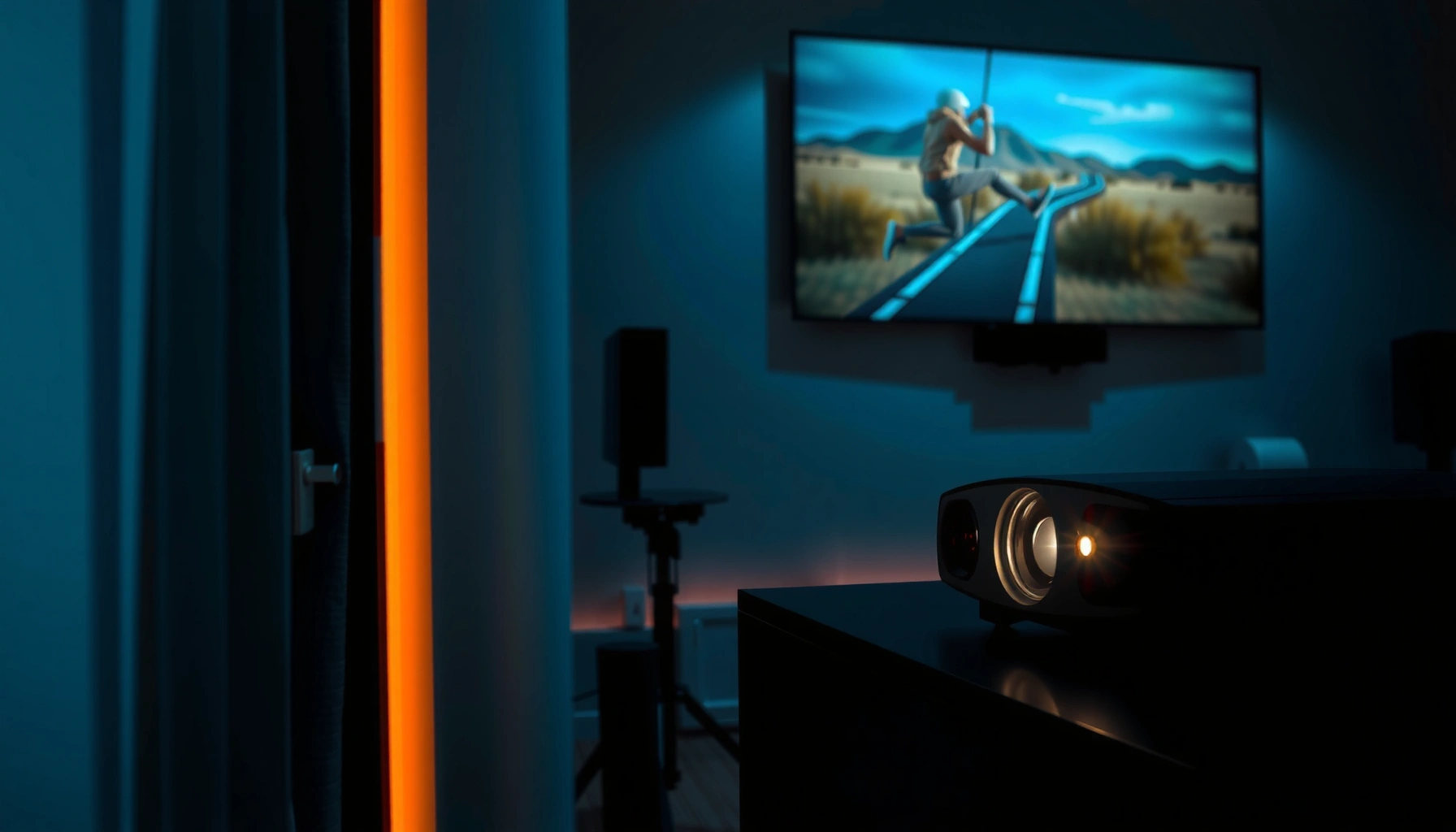 A visual guide showing how many watts a projector needs for optimal performance.