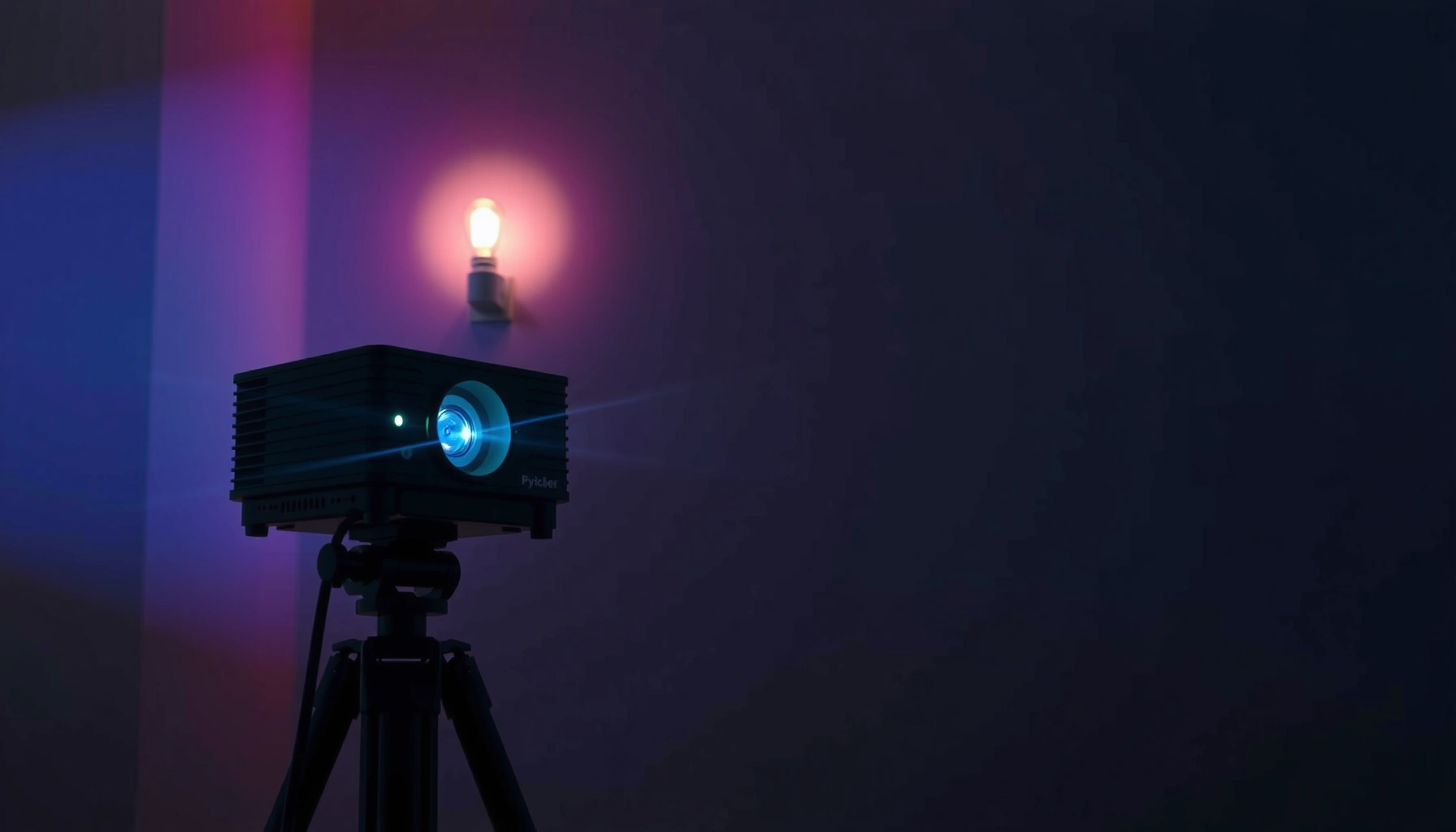 Infographic detailing how much power a projector uses in realistic scenarios.