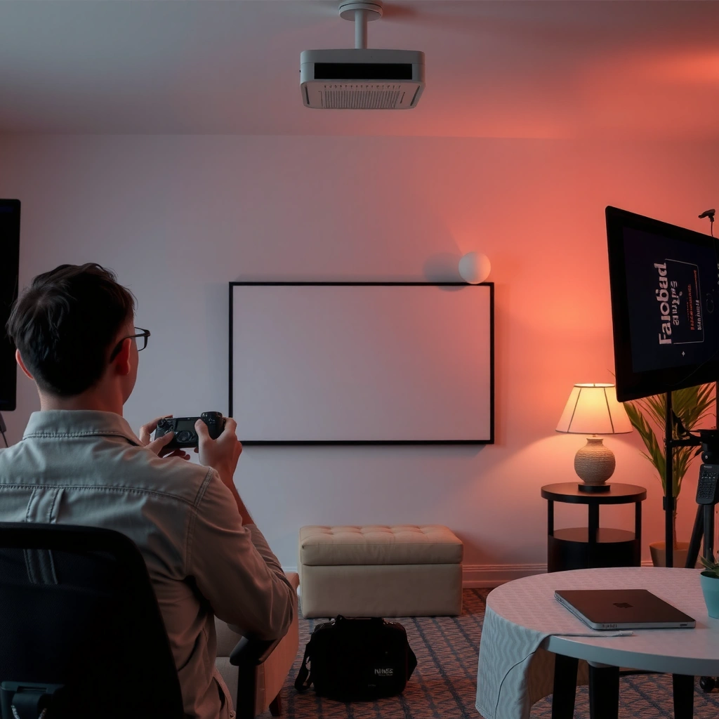 An image showing the correct placement, focus, and keystone adjustments for projector screens.