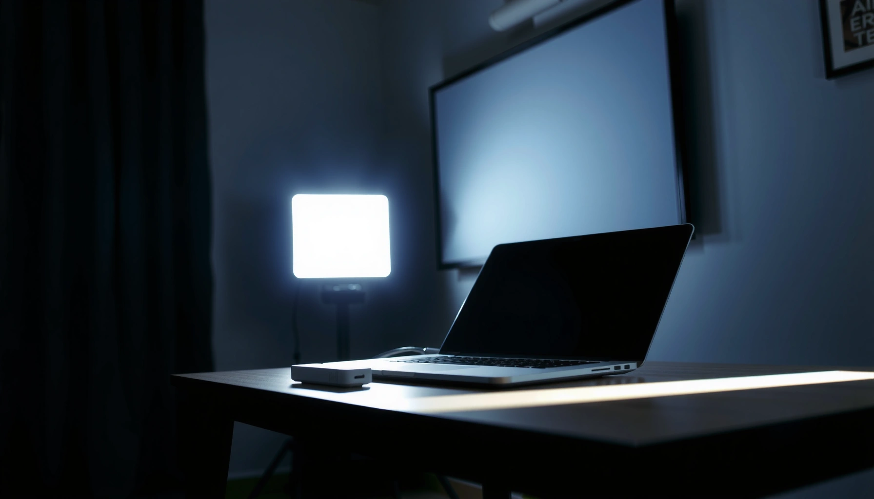 Step-by-step guide on adding a projector to a laptop for presentations or home theater use.