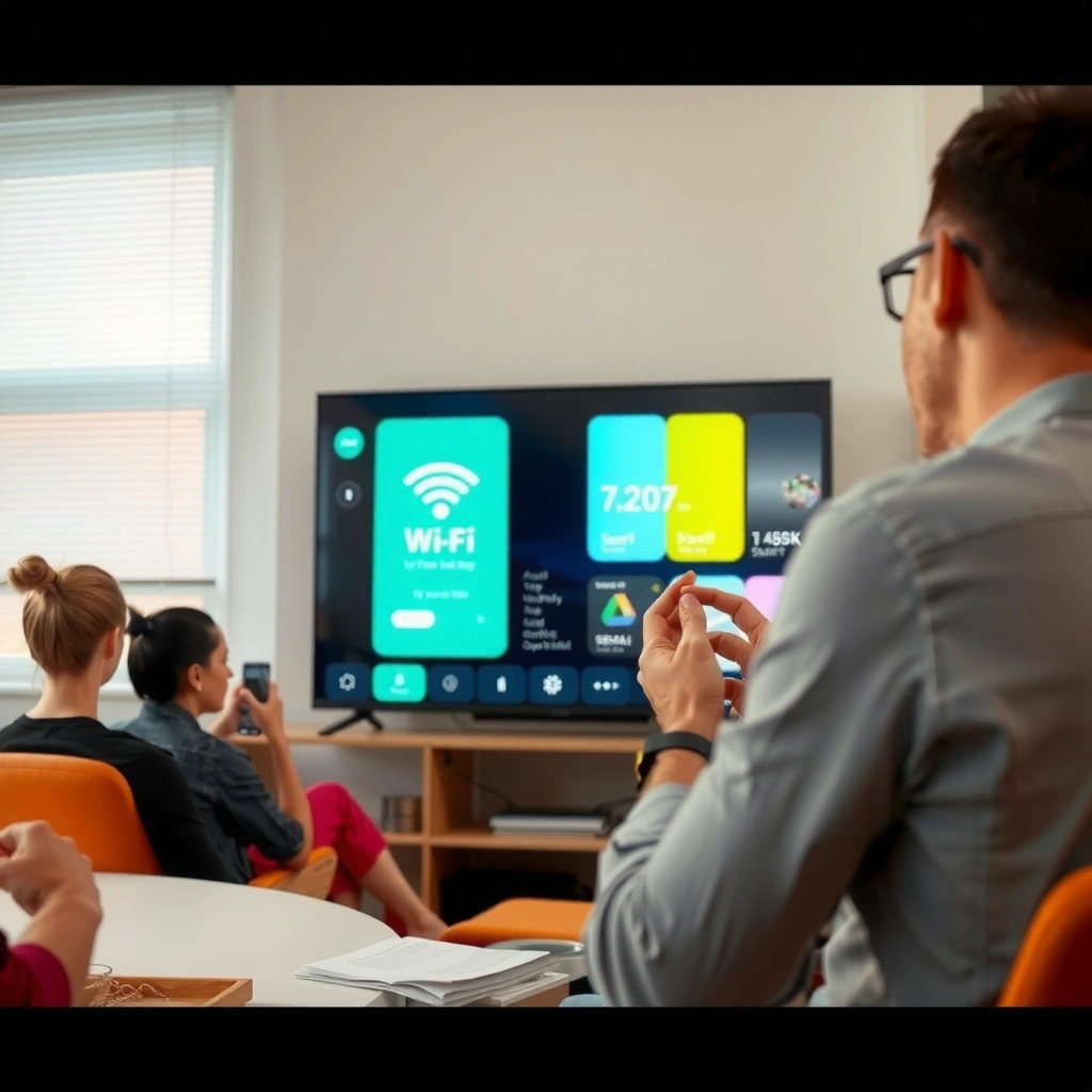 Image showing quick checks to resolve Wi-Fi dropouts on Smart TVs.