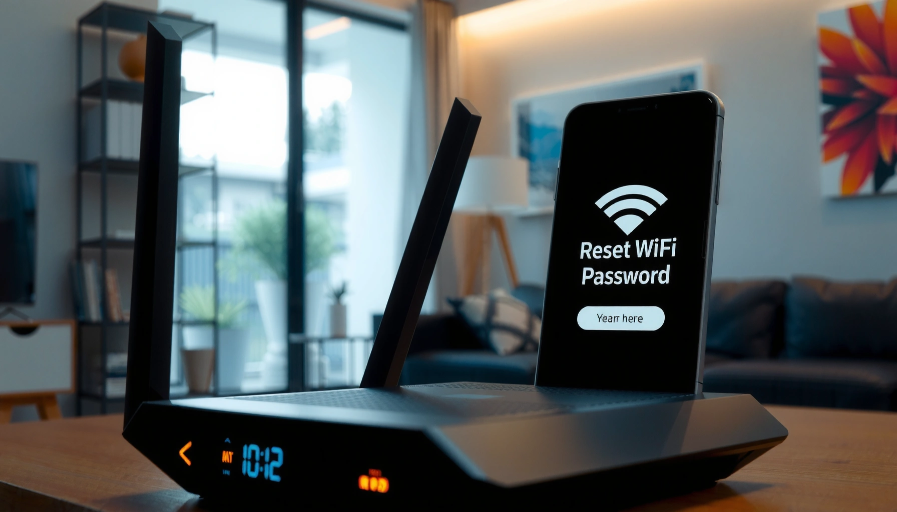 Step-by-step guide on how to reset a WiFi password for better network security.
