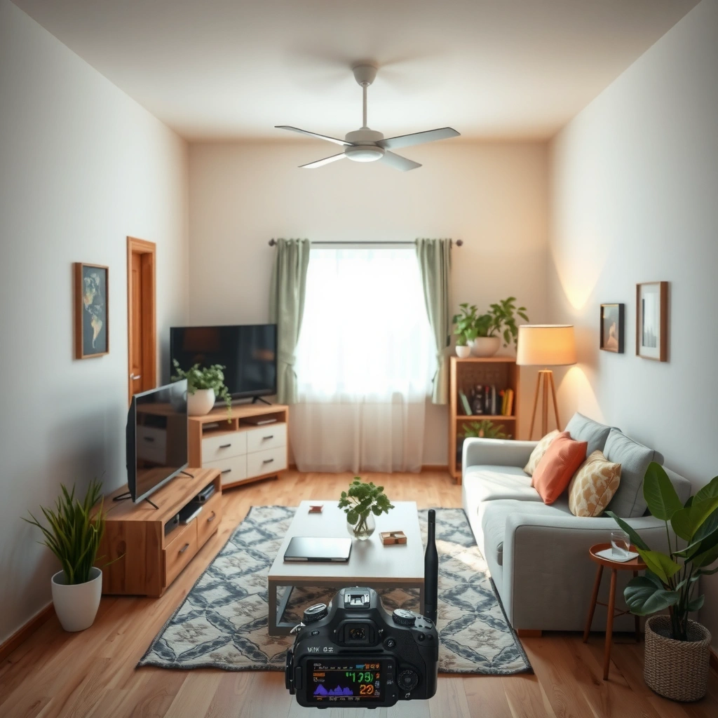 Image showing ideal router placement for extending WiFi signal in home.
