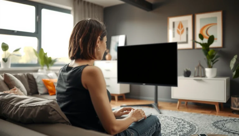 Illustration of safe distance from screen for eye health and comfort while working or studying.