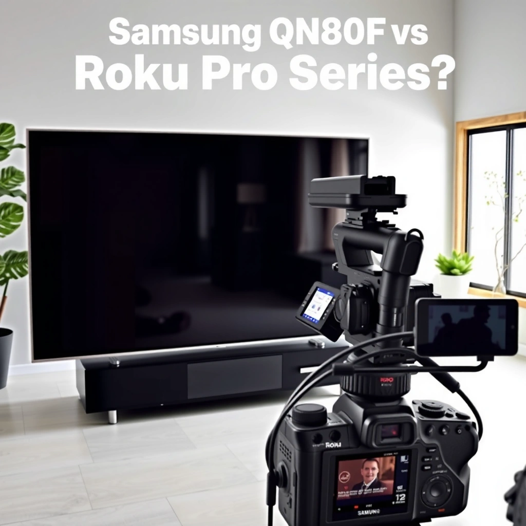 Comparison of Samsung QN80F and Roku Pro Series features and functions.