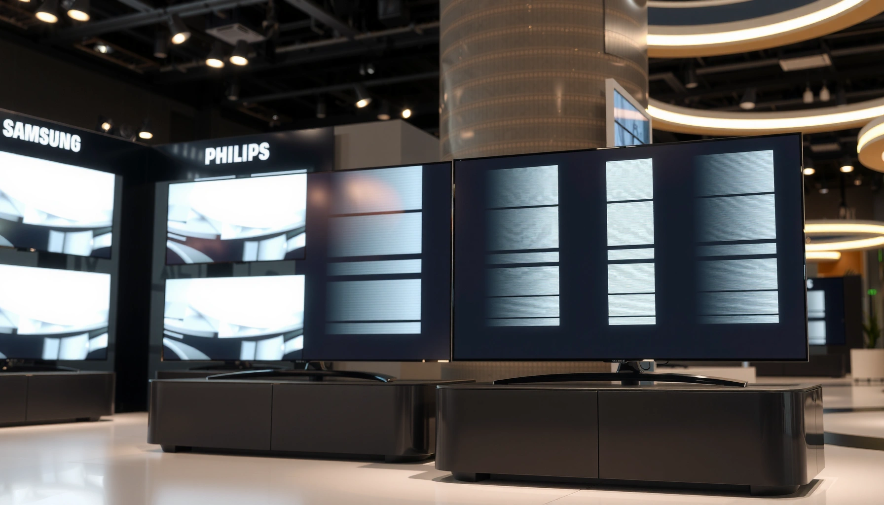 Comparison of Samsung S95H and Philips OLED910 OLED TVs for buyers.