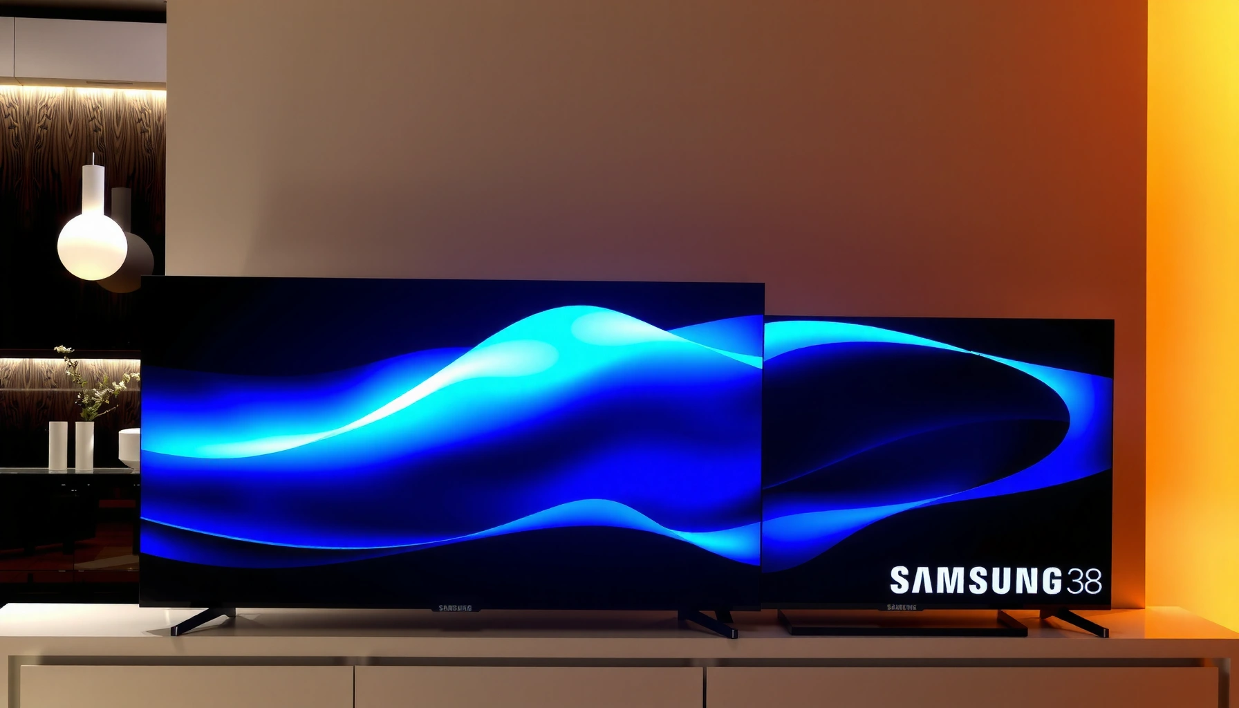 Comparison of Samsung S95H and Sony A95L OLED TVs showcasing their features and design.