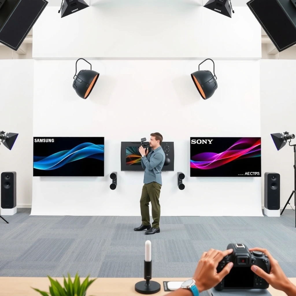 Quick comparison of Samsung S99H and Sony A95L TVs highlighting key features.