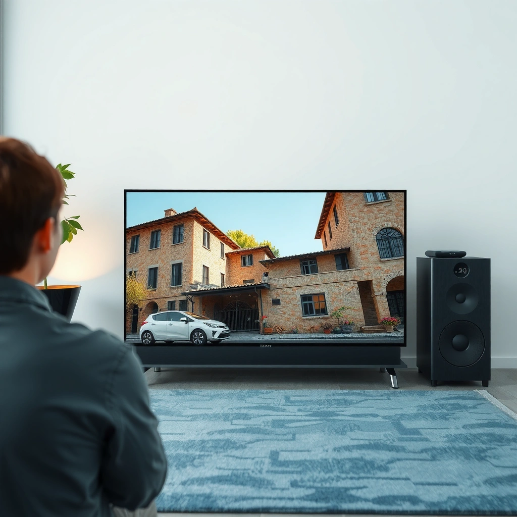 Illustration showing recommended screen distance of 20–30 inches for optimal viewing experience.