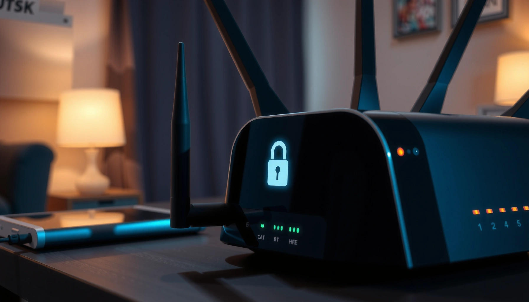Visual guide on how to lock your wireless internet and secure your Wi-Fi fast.