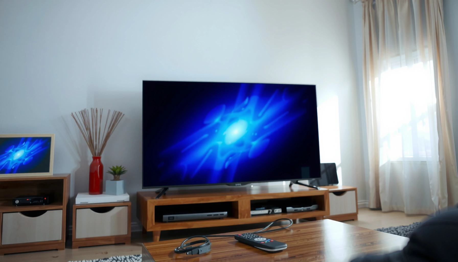 Smart TV stuck on logo screen, highlighting common causes and fixes for this issue.