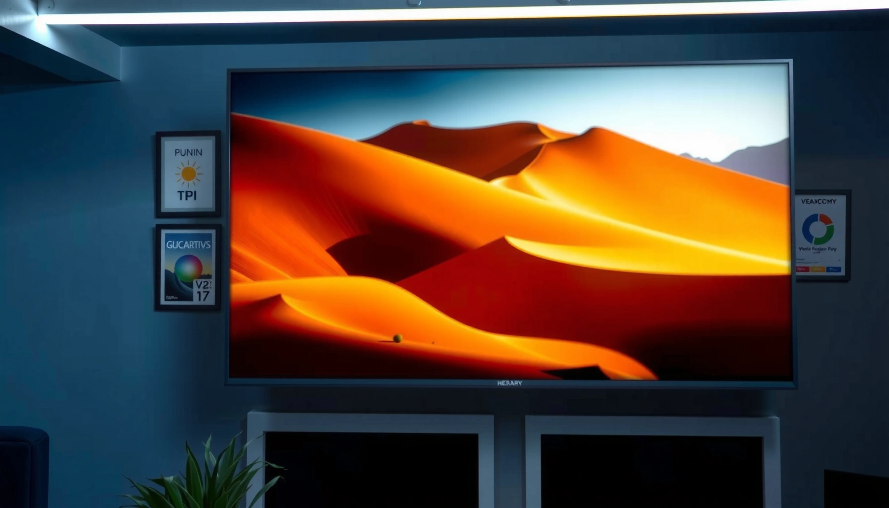 A smart TV displaying an error message, illustrating common causes and fixes for restarting problems.