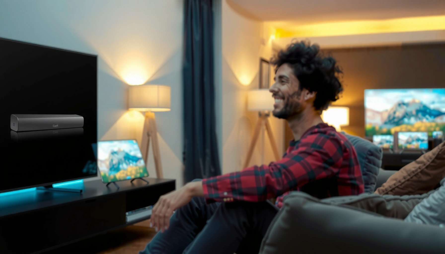 Troubleshooting a smart TV soundbar connection problem with possible causes and fixes.