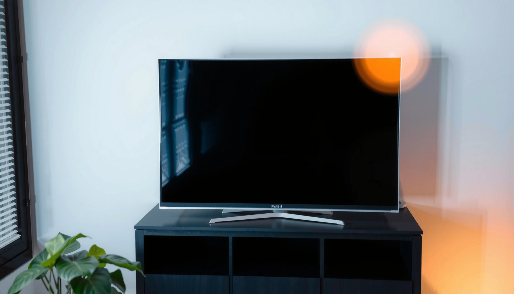 Smart TV with standby light on but no picture displayed, illustrating common troubleshooting issues.