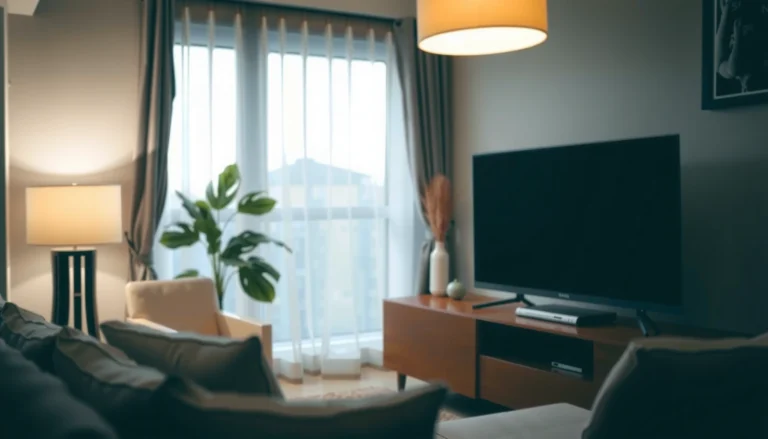 A smart TV displaying an issue of turning on and off, representing common troubleshooting problems.