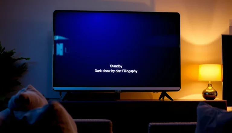 Smart TV display showing troubleshooting options for power issues and fixes.