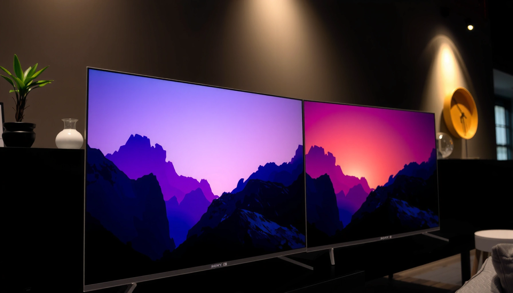 Comparison of Sony A95L and Philips OLED+950 OLED TVs for buyers