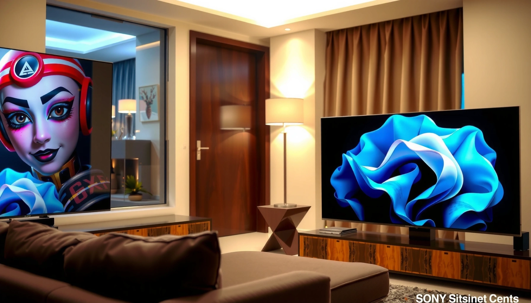 Comparison of Sony Bravia 8 II and Panasonic Z95A televisions side by side