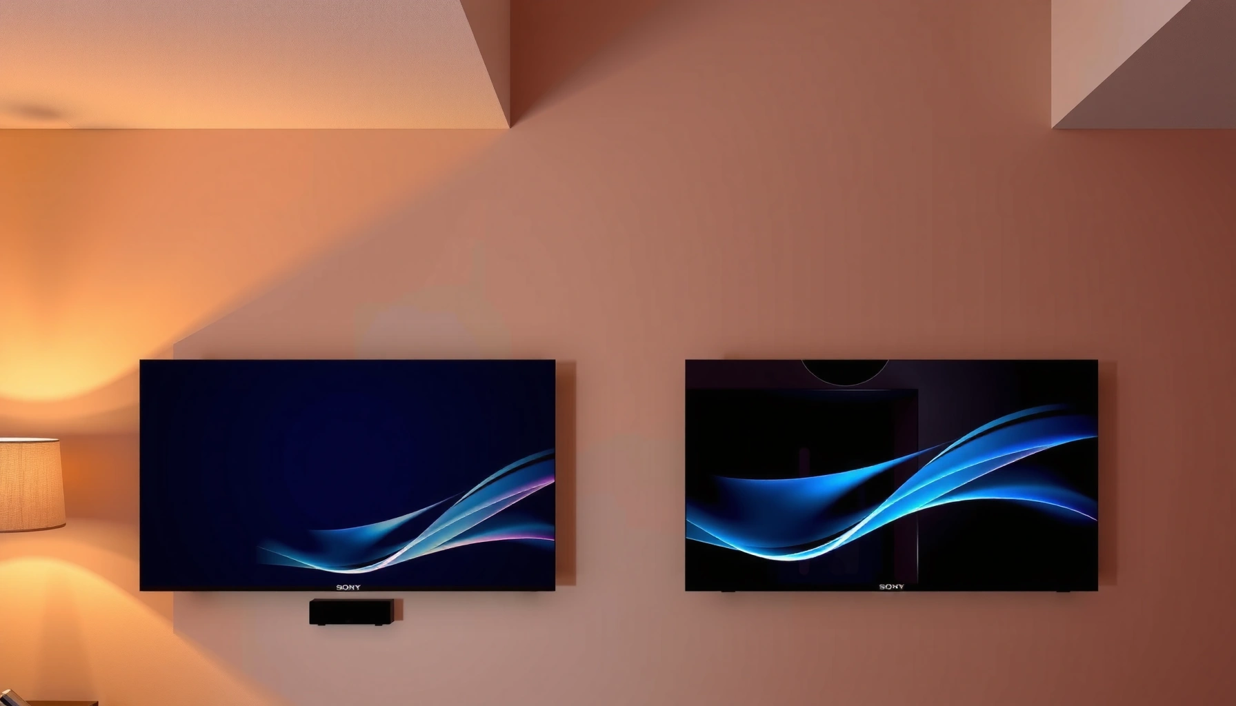 Comparison of Sony Bravia 8 II and Panasonic Z95B televisions side by side.