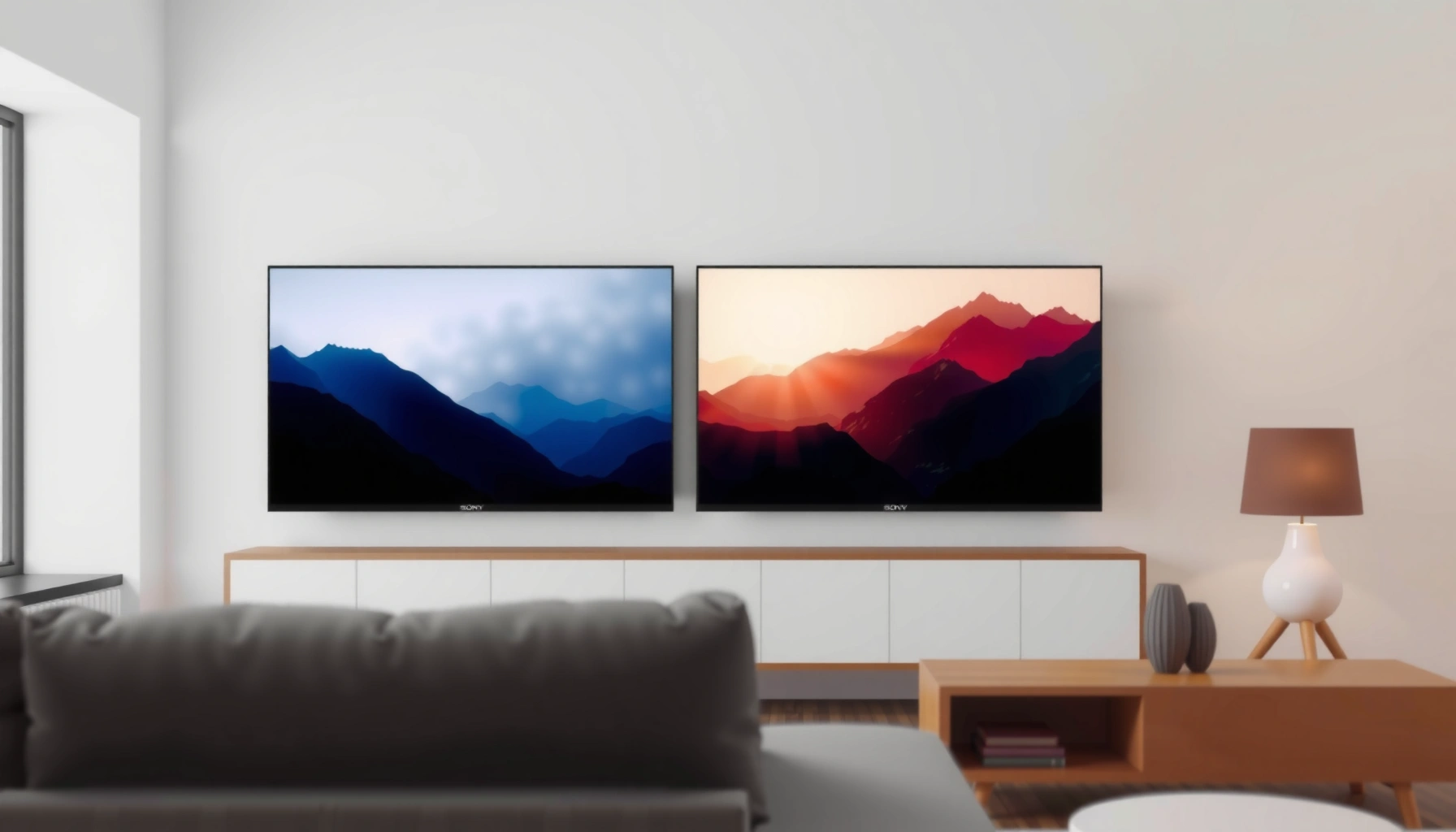 Comparison of Sony Bravia 9 and Hisense U8QG TVs for buyers