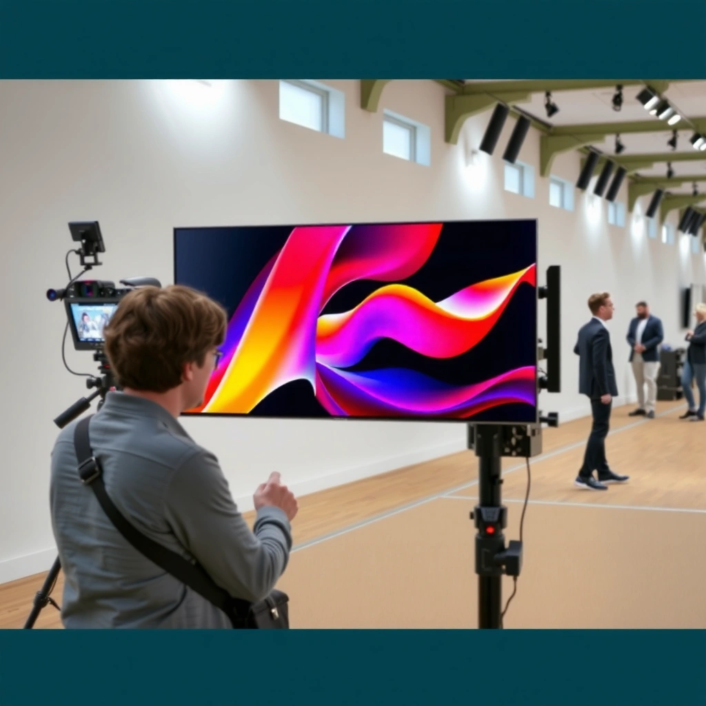Comparison of picture processing technologies in Samsung QN80F and Panasonic W95B TVs.