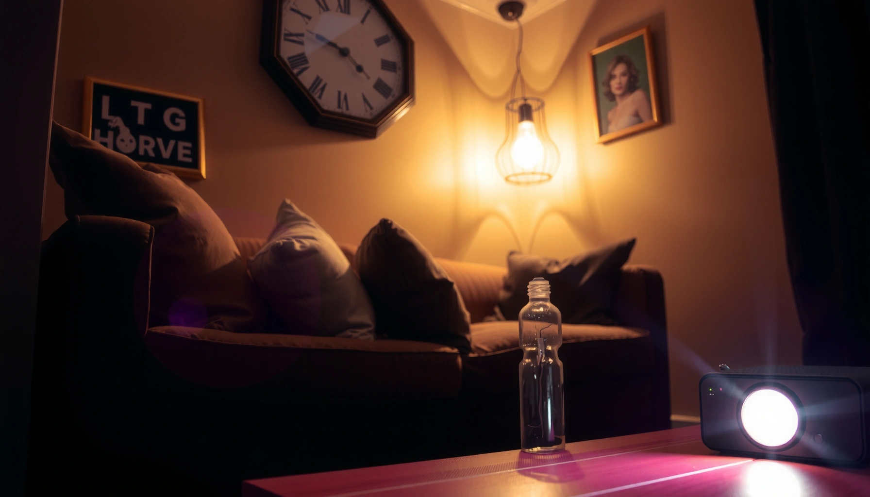 Illustration explaining how 1200 ANSI lumens compares to brightness levels in projectors.