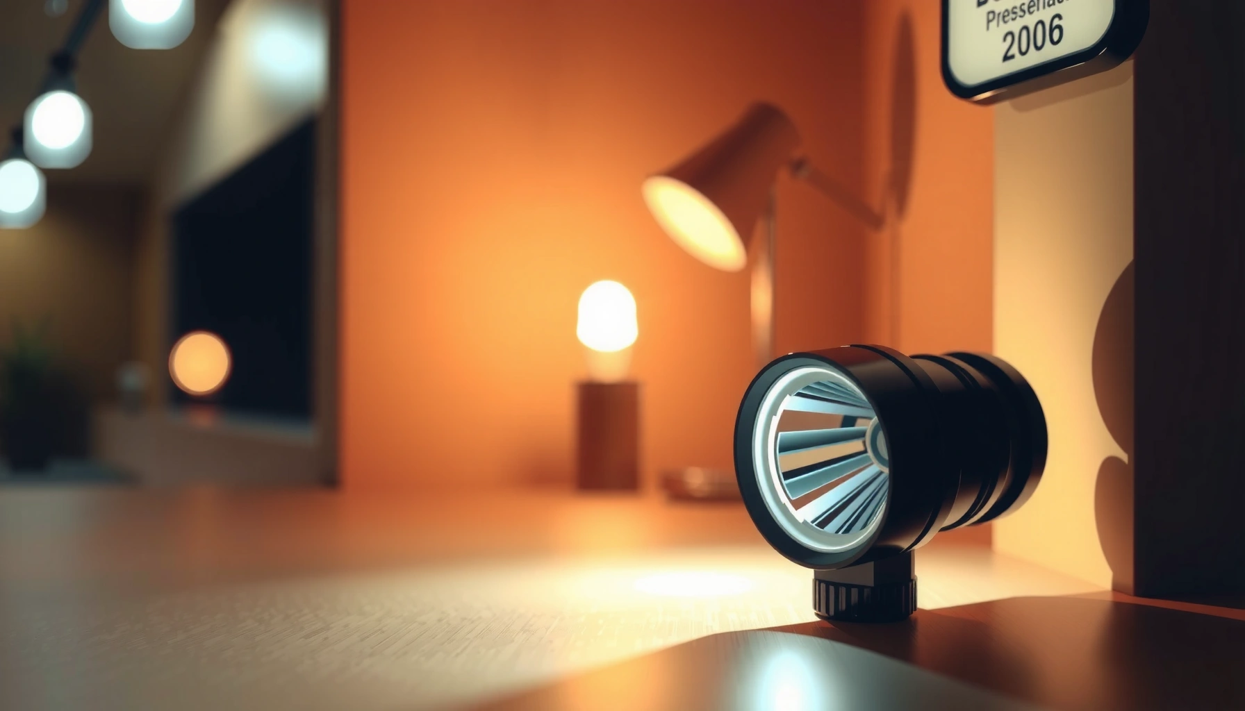 Visual representation explaining how 300 ANSI lumens compares to other brightness measurements.