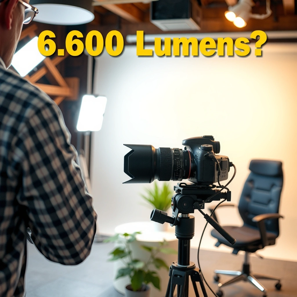 Illustration explaining what 6000 lumens means in terms of brightness and visibility.