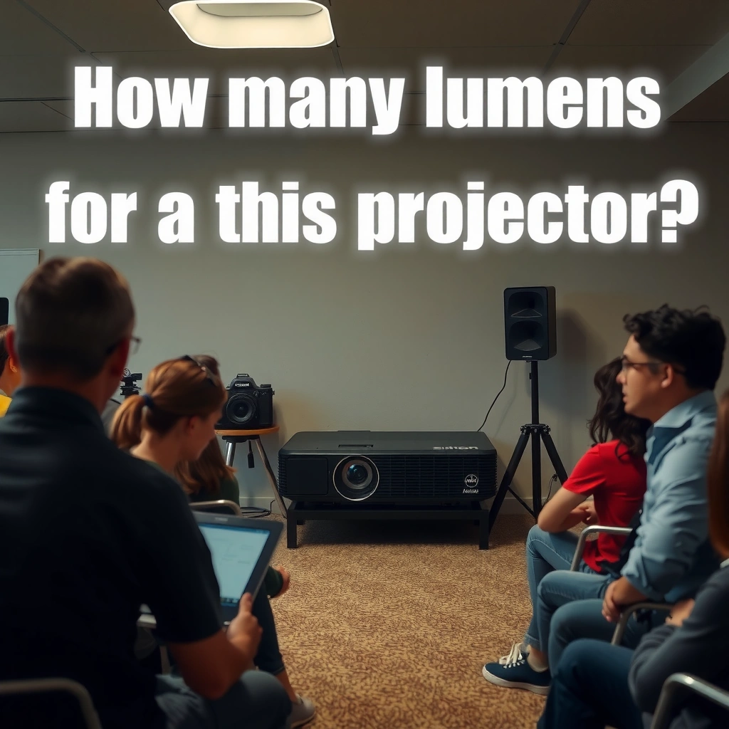 Illustration explaining what daylight means for projector lumens
