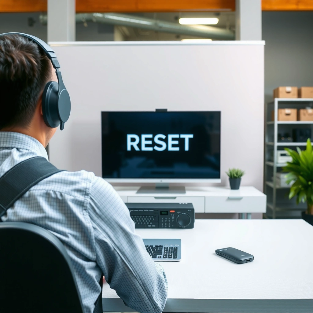 Illustration explaining what a factory reset does and doesn’t do for devices.