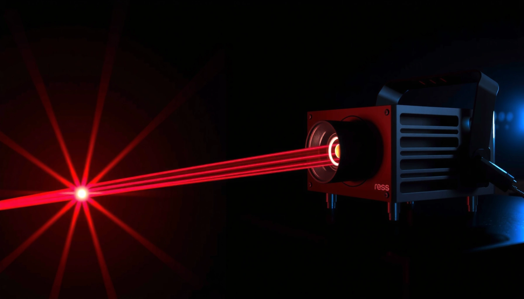 Illustration explaining how laser projectors work in a simple breakdown.