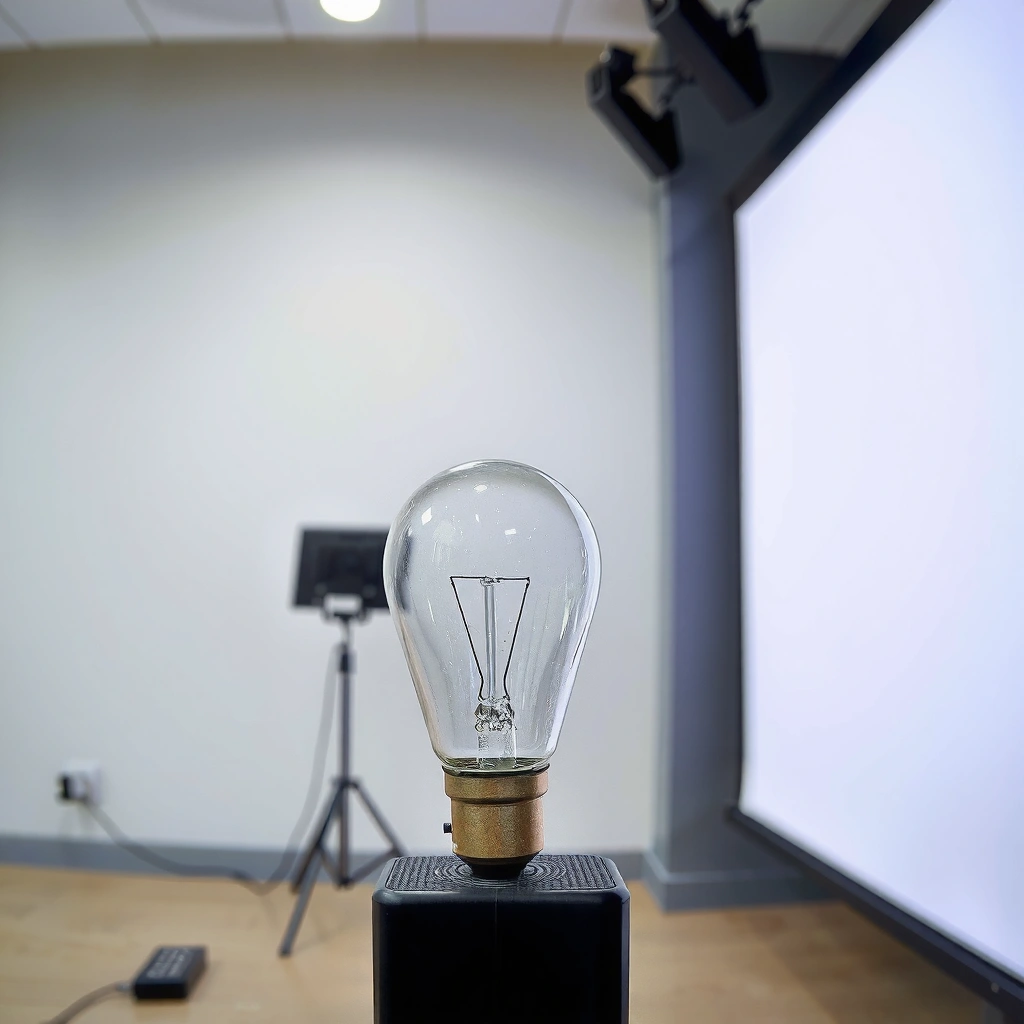 Illustration explaining projector bulb lifespan and what hours really mean