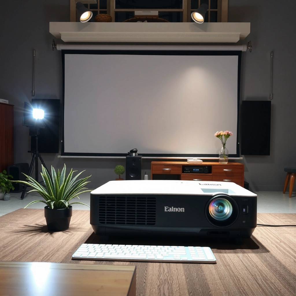 Illustration explaining what watts mean in projector power consumption.