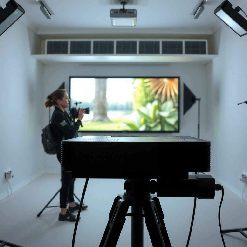 Factors to consider for projectors: room brightness, screen size, and lighting conditions.