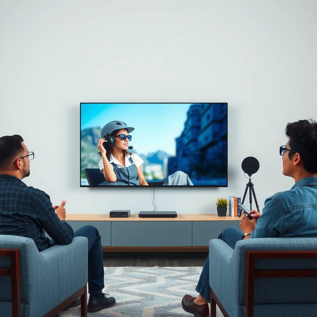 Illustration of how to use a TV distance calculator for optimal viewing distance from the screen