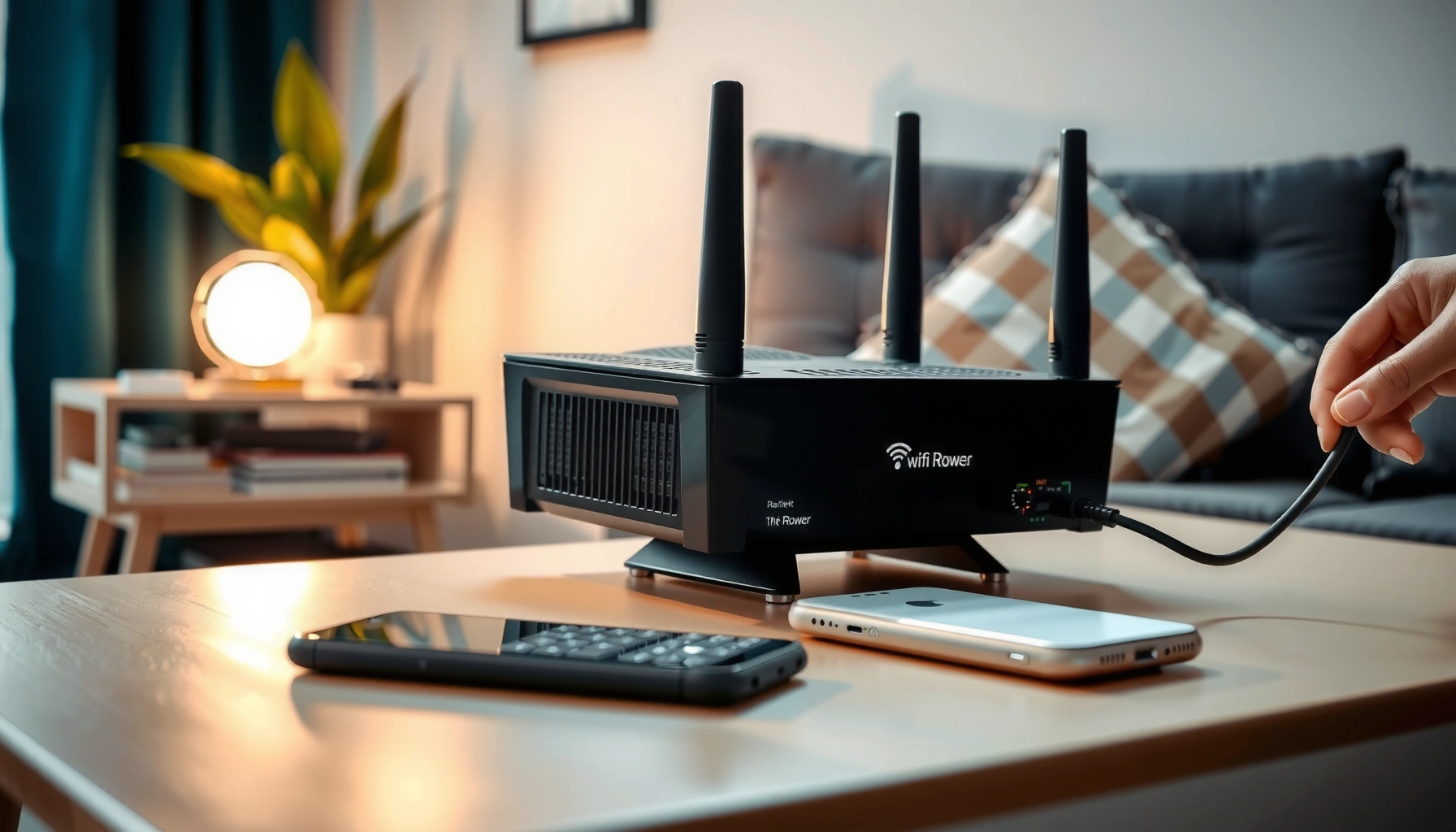 Step-by-step setup of a WiFi router with clear instructions and tools required.